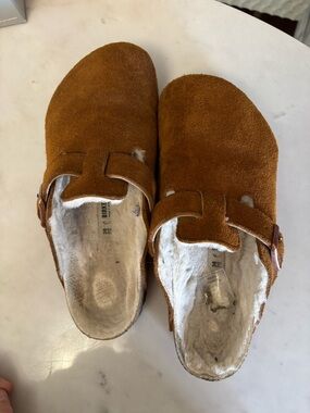 Excellent condition size 38 Boston Sheerling Birkenstocks